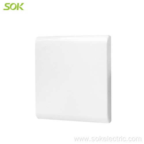 Home electrical switch accessories 86 Blank Plate White